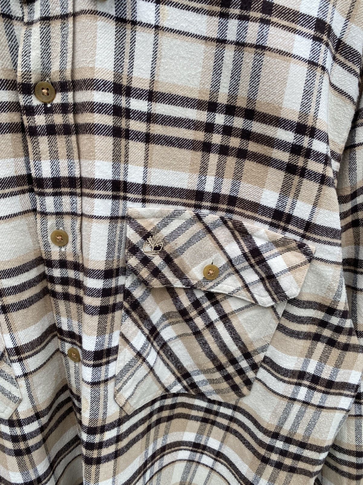 Timberland Vintage timberland checker flannel shirts Size US XL / EU 56 / 4 - 5 Thumbnail