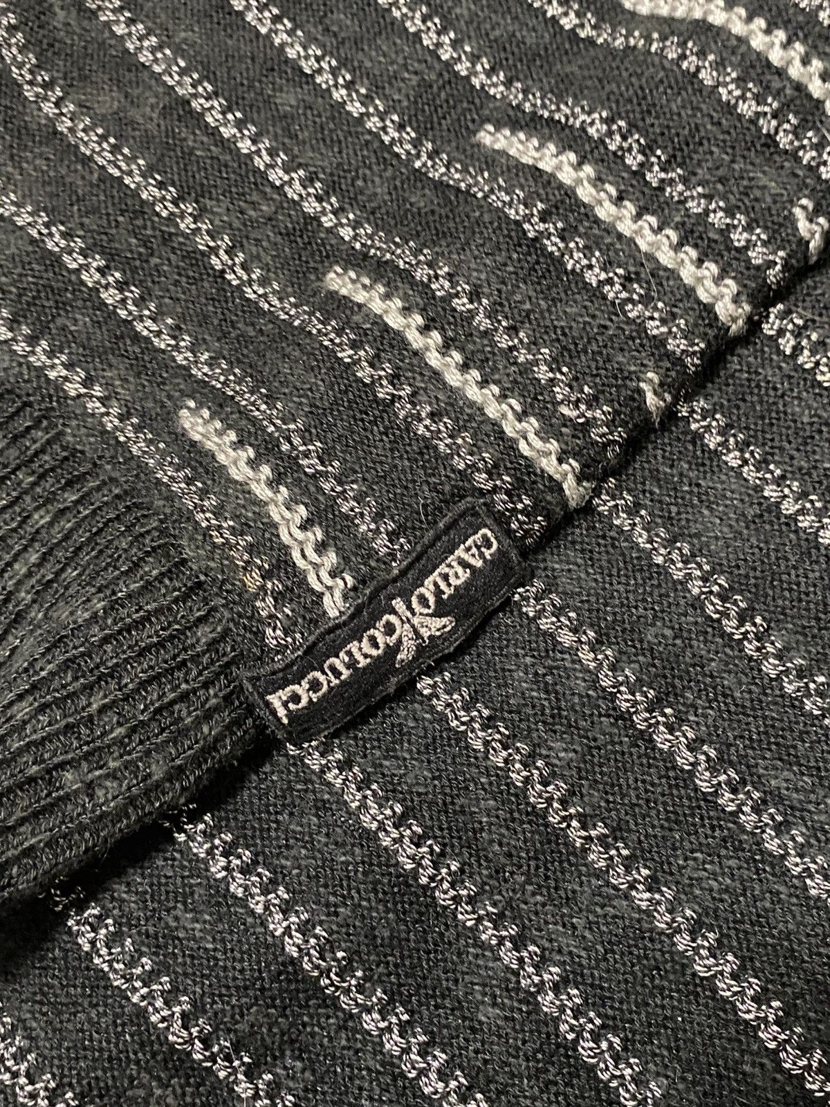 Carlo Colucci Carlo Colucci Black Sweater Coogi Style Only For Japan Sz: L Size US L / EU 52-54 / 3 - 6 Thumbnail