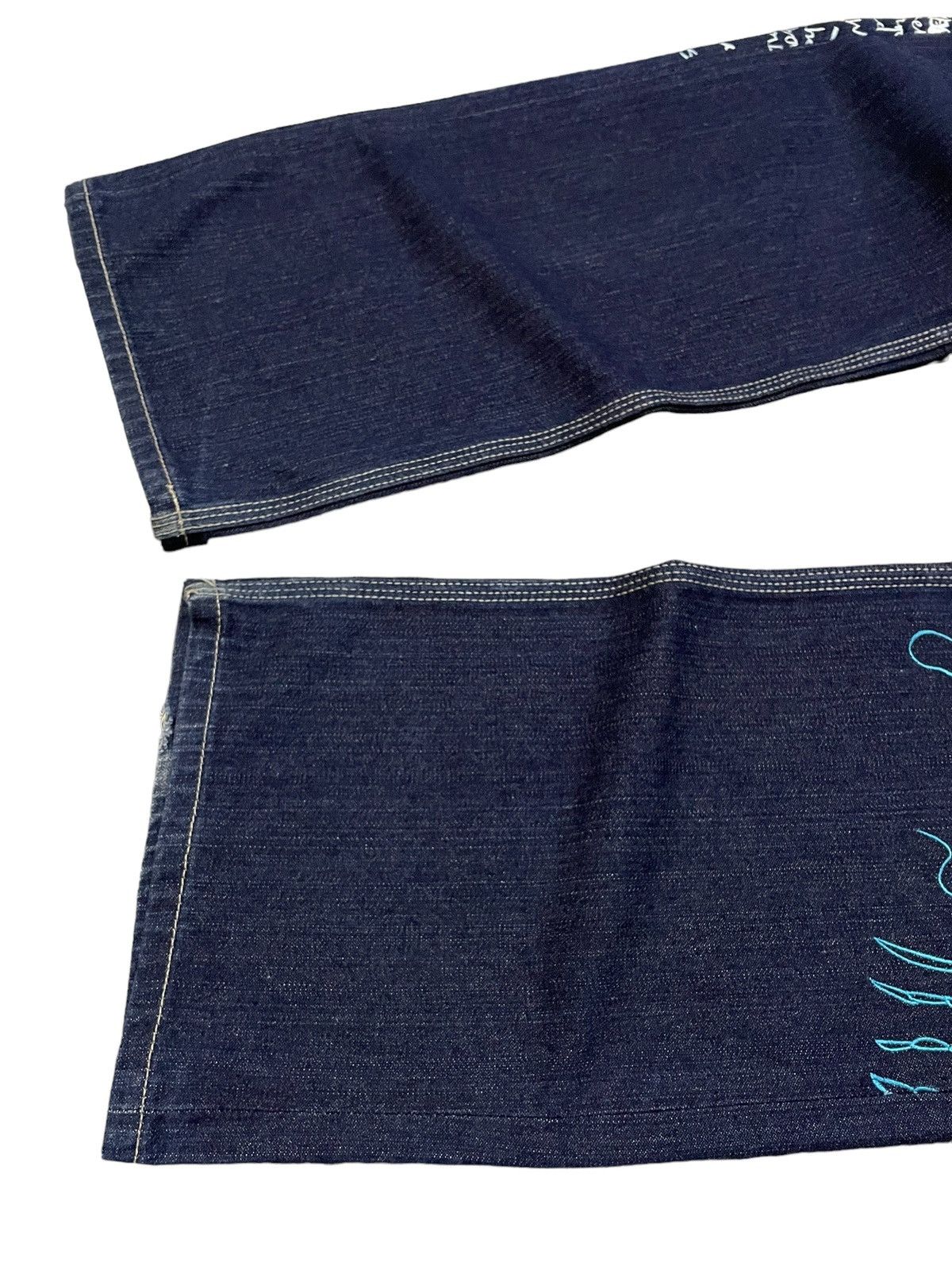 Japanese Brand Artful Dodger Jesse Pinkman Embroidered Poems Baggy Jeans Size US 34 / EU 50 - 13 Thumbnail