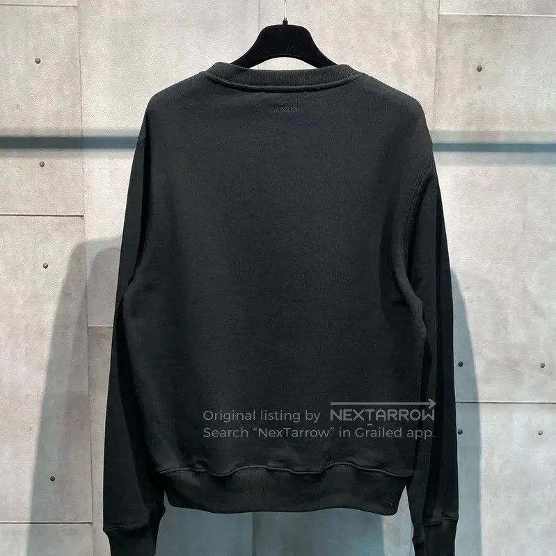 Lanvin Lanvin Black Cotton Long Sleeve Sweatshirt . Size US M / EU 48-50 / 2 - 3 Thumbnail
