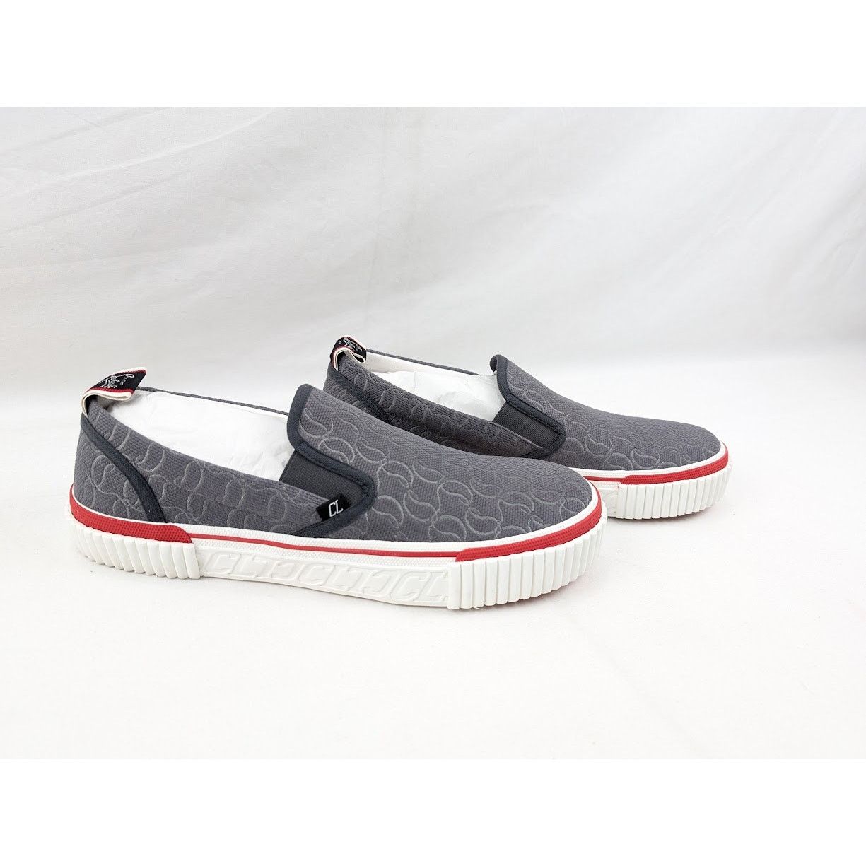 Christian Louboutin o1rshd1 Pedro Boat Flat Sneakers in Smoky Size US 11 / EU 44 - 12 Thumbnail