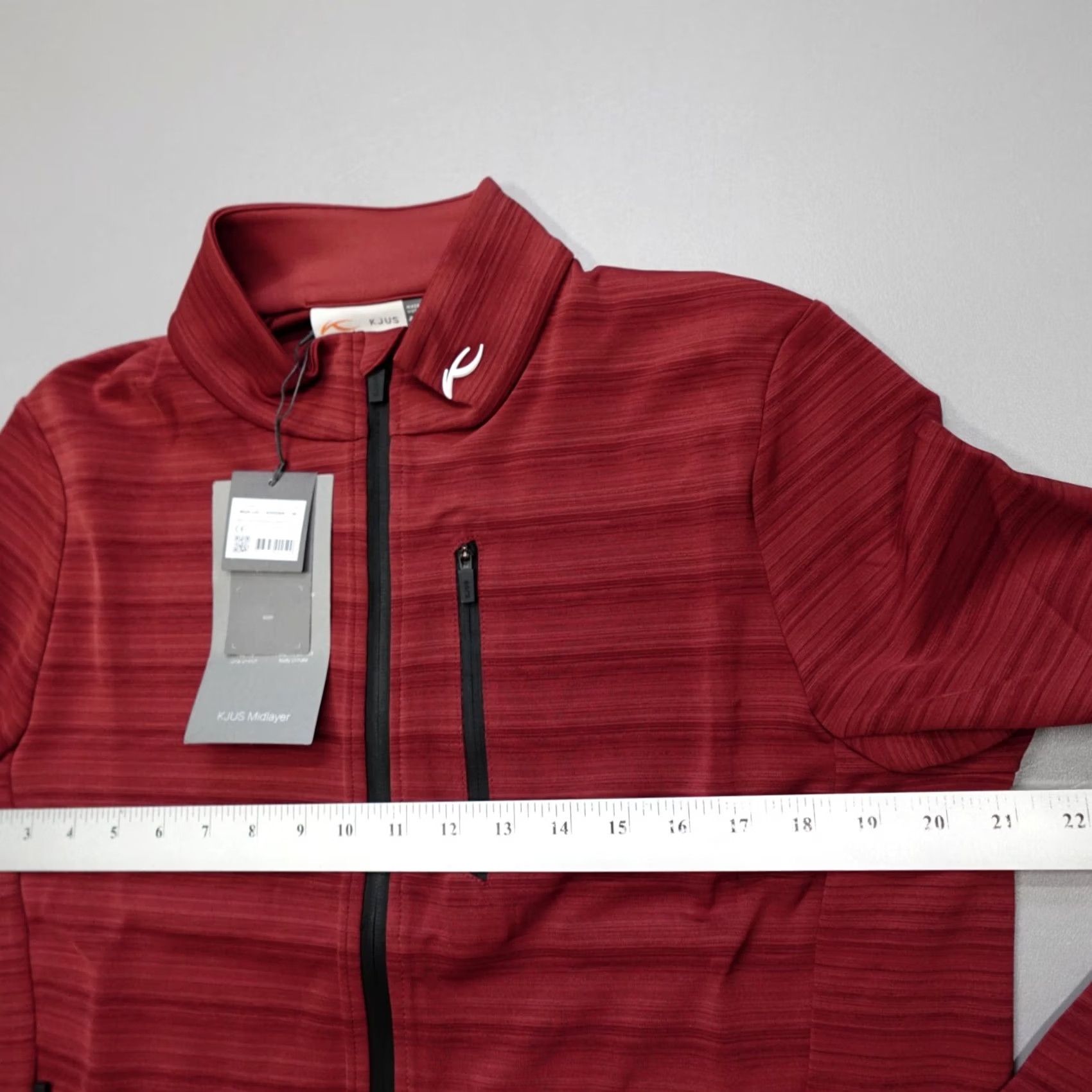 KJUS KJUS Golf Jacket Colton Midlayer Cedar Red Men's Regular Fit Size S (48) 79 Size US S / EU 44-46 / 1 - 6 Thumbnail