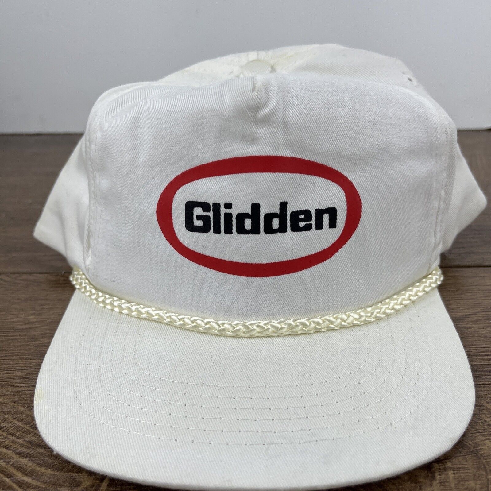 Other Glidden Hat Snapback White Adjustable Hat Adult Size Hat Whi Size ONE SIZE - 5 Thumbnail