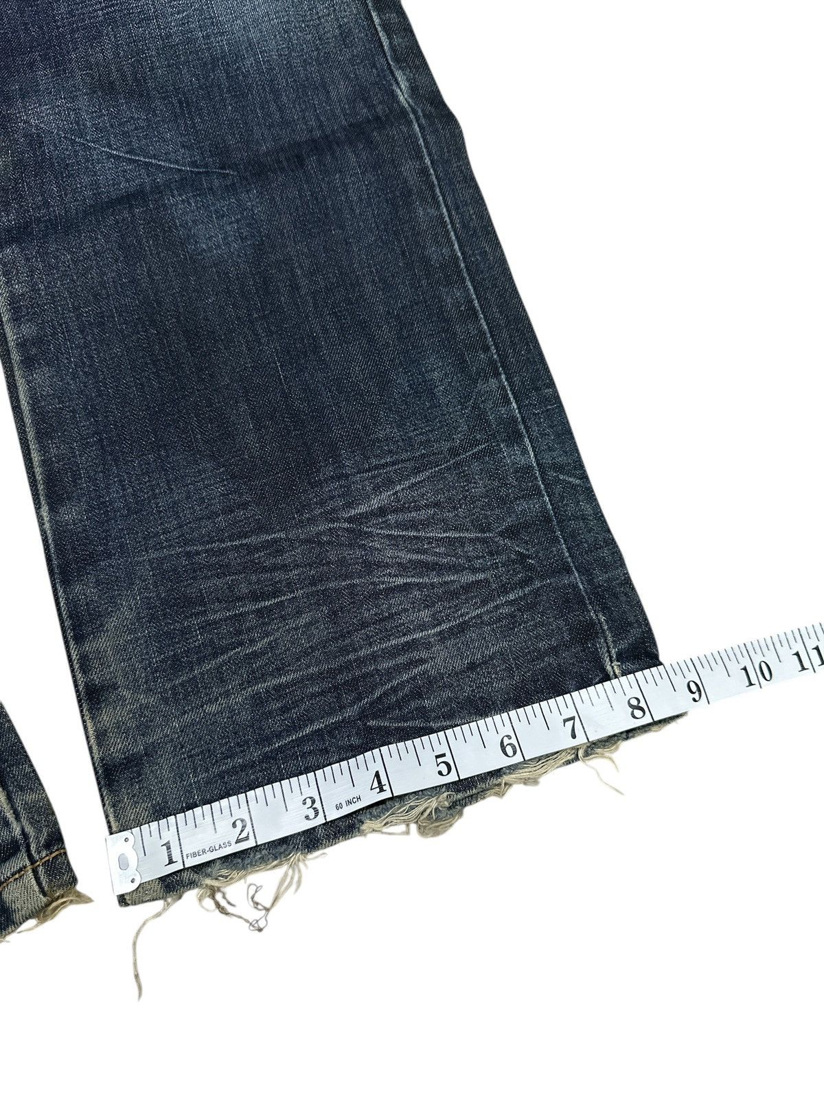 Marithe + Francois Girbaud Flare Marithe Francois Girbaud Distress Denim. Size US 32 / EU 48 - 14 Thumbnail