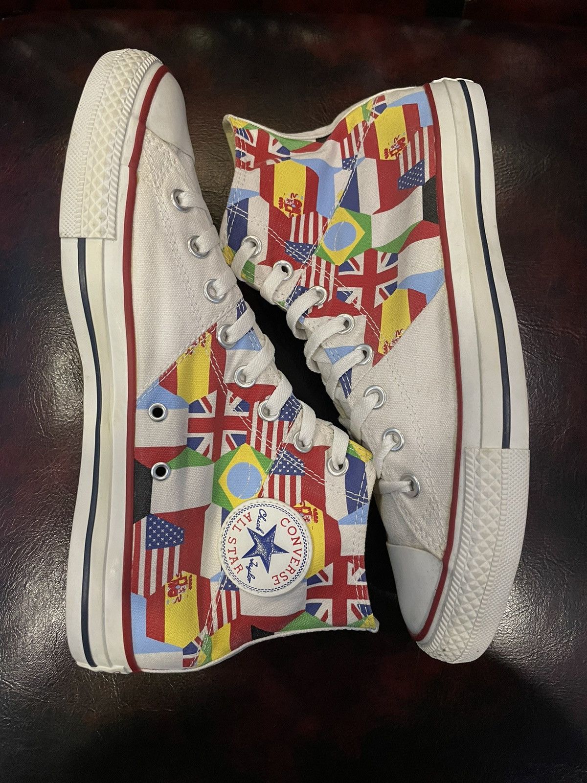 Converse Converse All Star Unisex All Nations Flags World Size US 10 / EU 43 - 3 Thumbnail