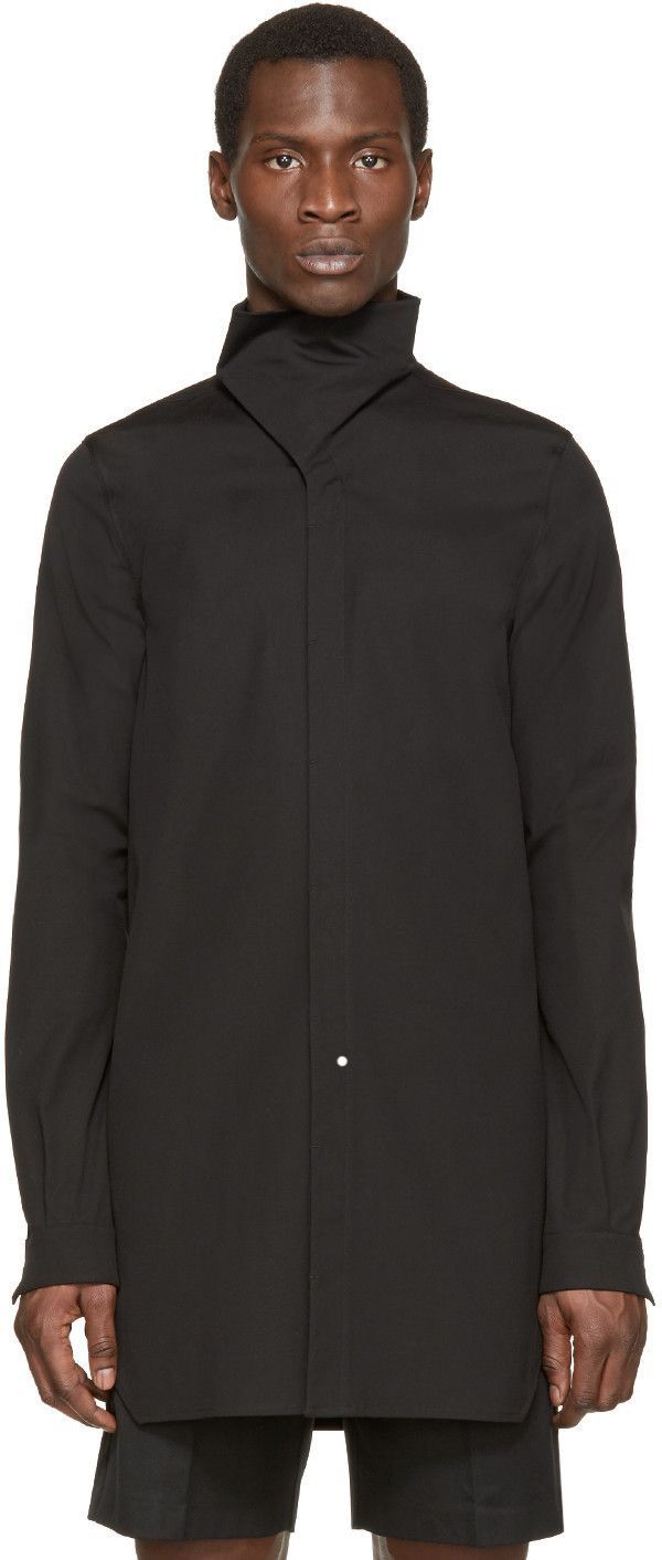 Rick Owens S/S 13 "ISLAND" Trench Collar Shirt Rick Owens L Size US L / EU 52-54 / 3 - 18 Thumbnail