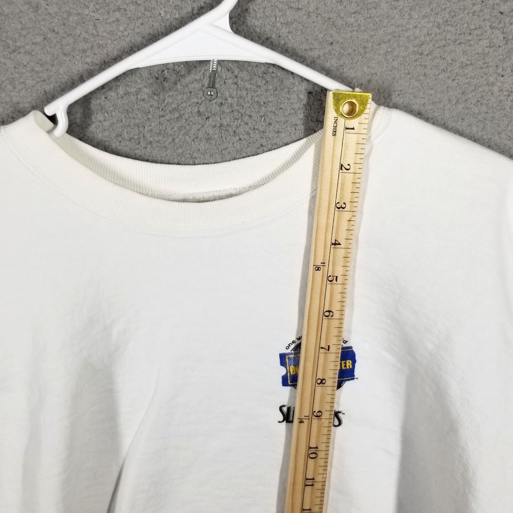 Vintage VINTAGE Blockbuster X Slimmons Studio Richard Simmons Sweatshirt Men XL White Size US XL / EU 56 / 4 - 4 Thumbnail