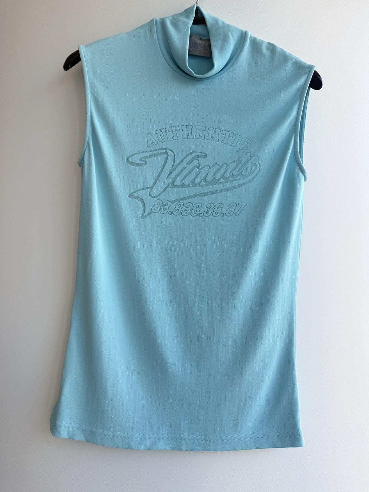 VTMNTS Vetements slogan printed sleeveless top Size US L / EU 52-54 / 3 - 1 Thumbnail