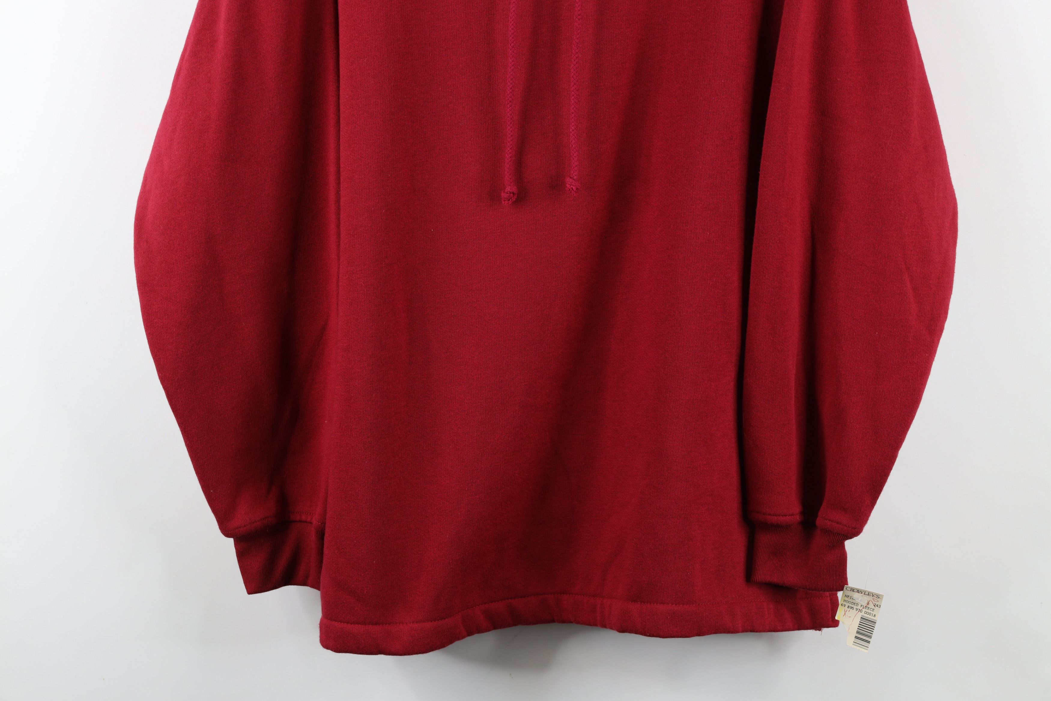 Vintage Deadstock Vintage 90s Streetwear Block Hoodie Sweatshirt Size XL / US 12-14 / IT 48-50 - 3 Thumbnail