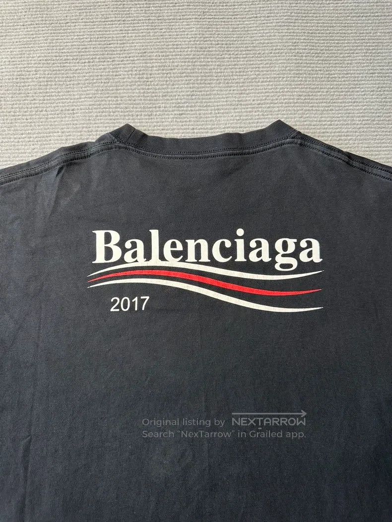 Balenciaga Balenciaga Black Cola Wave Logo Short Sleeve T-Shirt Size US XS / EU 42 / 0 - 6 Thumbnail