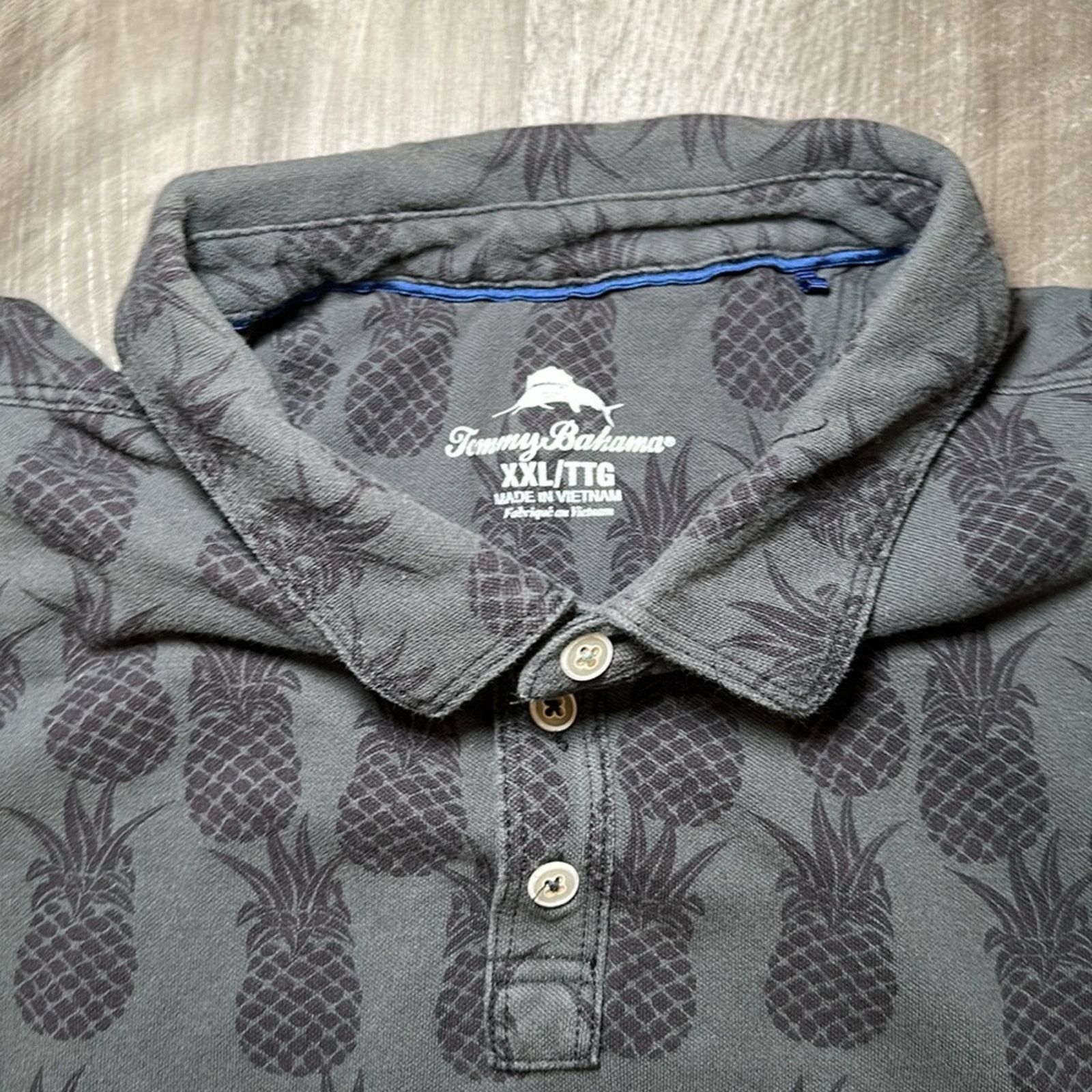 Tommy Bahama Tommy Bahama Pineapple Polo - 2XL Size US XXL / EU 58 / 5 - 6 Thumbnail