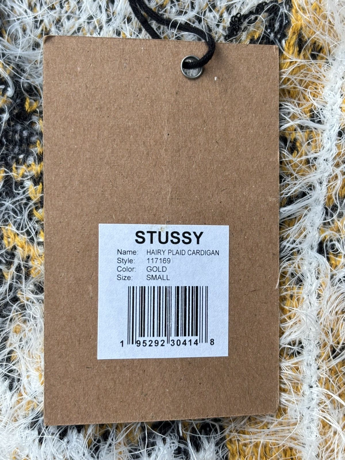 Stussy Stussy Hairy Plaid Cardigan Size US M / EU 48-50 / 2 - 5 Thumbnail