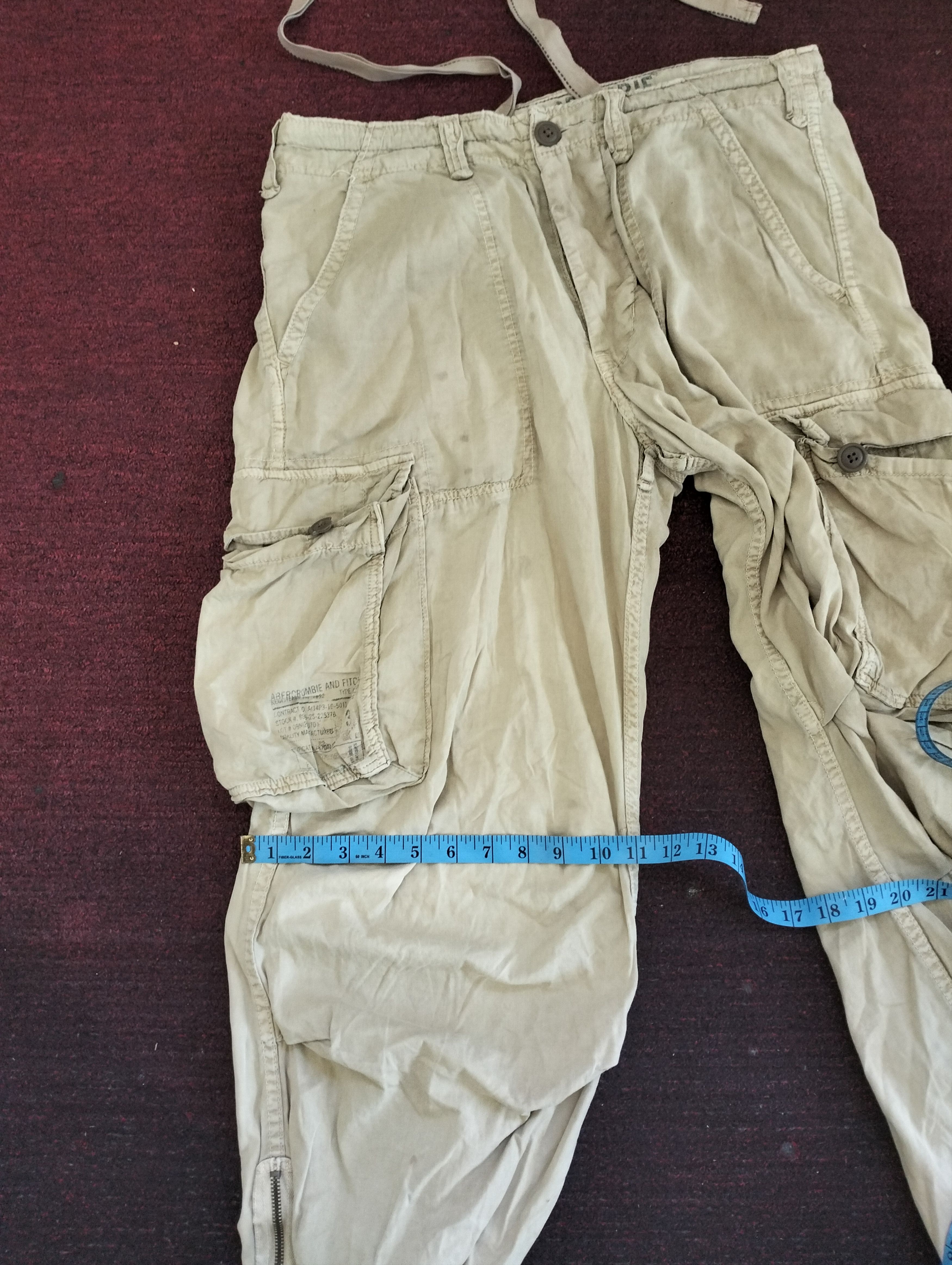 Abercrombie & Fitch Abercrombie Cargo pants Size US 36 / EU 52 - 7 Thumbnail