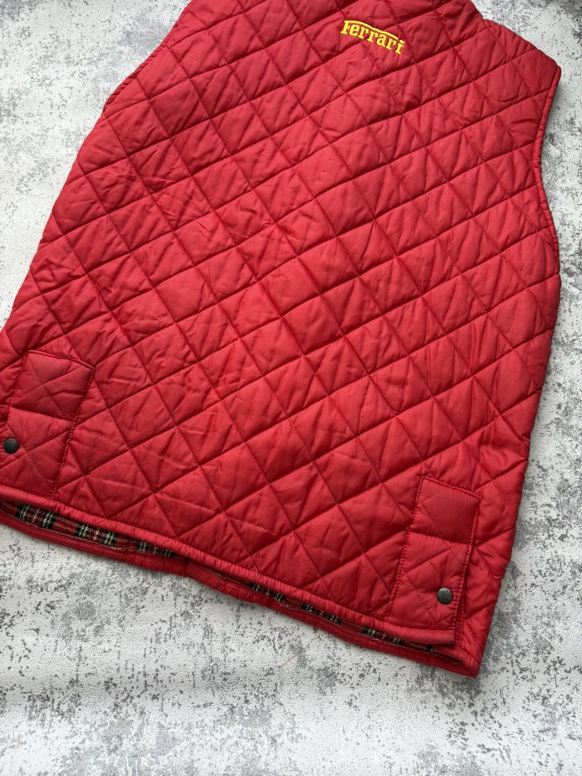 Ferrari Vintage 1996 Ferrari Racing Quilted Vest Jacket Size US XXL / EU 58 / 5 - 4 Thumbnail