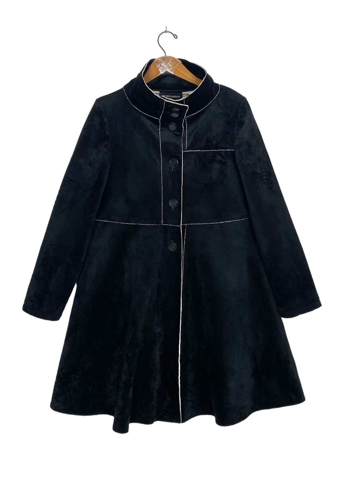 Emporio Armani Rare‼️ Emporio Armani Suede Swing Coat Made in Italy Size M / US 6-8 / IT 42-44 - 1 Thumbnail