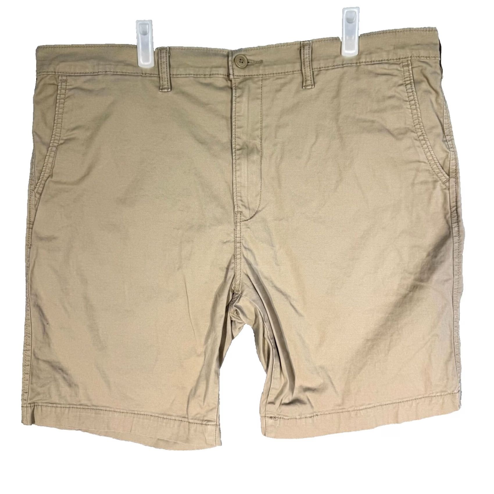 Levi's Levi's Shorts Beige 40 XX Chino Stretch Taper Mid-Rise Flat Front Mens Regular Width Clothing Size US 40 / EU 56 - 2 Thumbnail