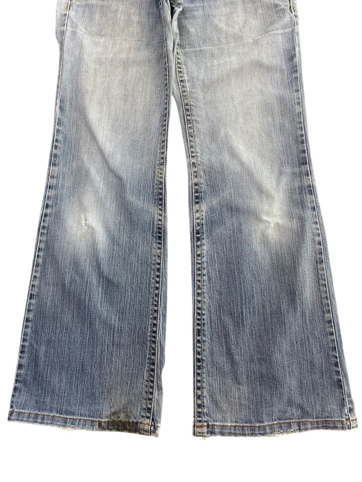 Japanese Brand Japanese Brand Faded Wash Whiskers Style Flare Jeans Size US 30 / EU 46 - 9 Thumbnail