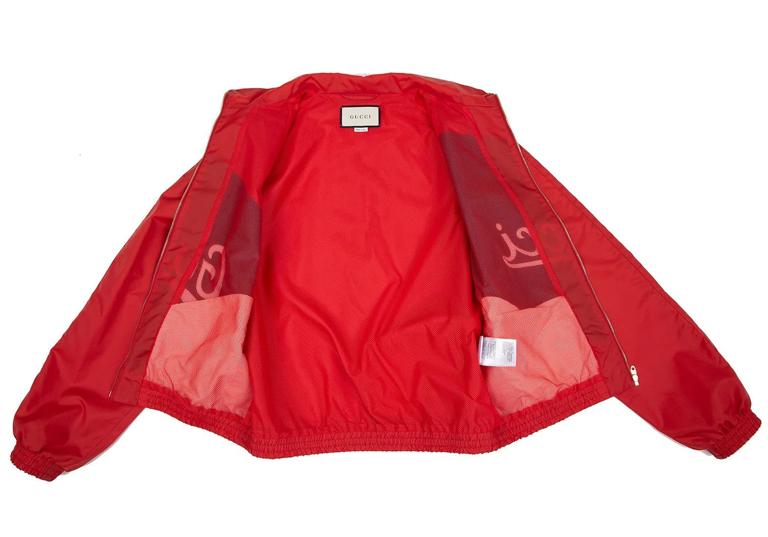 Gucci Logo Embroidered Nylon Jacket in Red and Navy, Size 46 Size US S / EU 44-46 / 1 - 13 Thumbnail