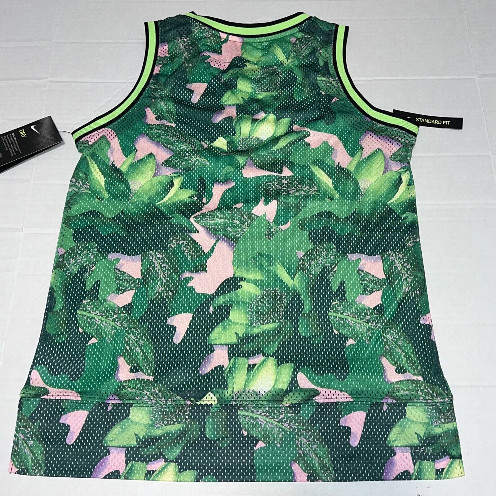 Nike Nike Dri Fit Hoopfly Basketball Jersey AQ9485-315 Boys XL Size US XXS / EU 40 - 4 Thumbnail