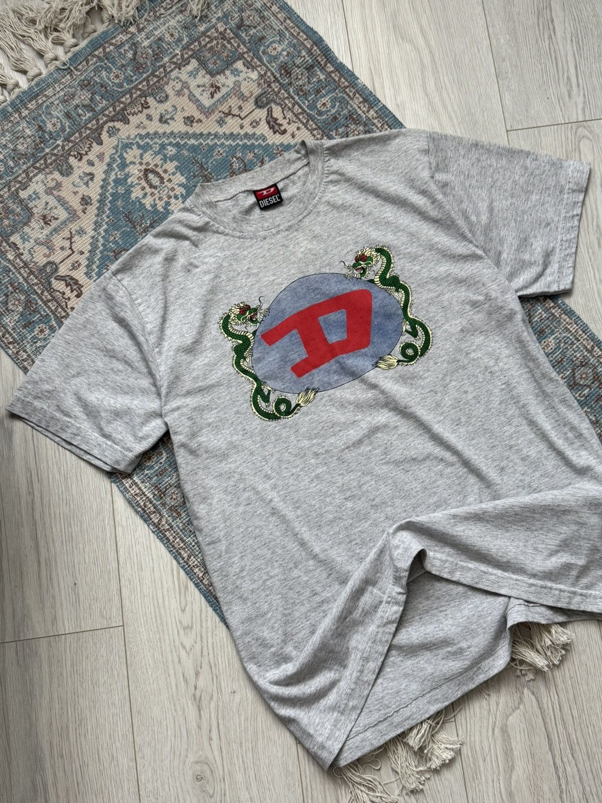 Diesel Vintage Diesel Dragon 🐉 Y2K T-Shirt Size US L / EU 52-54 / 3 - 1 Thumbnail