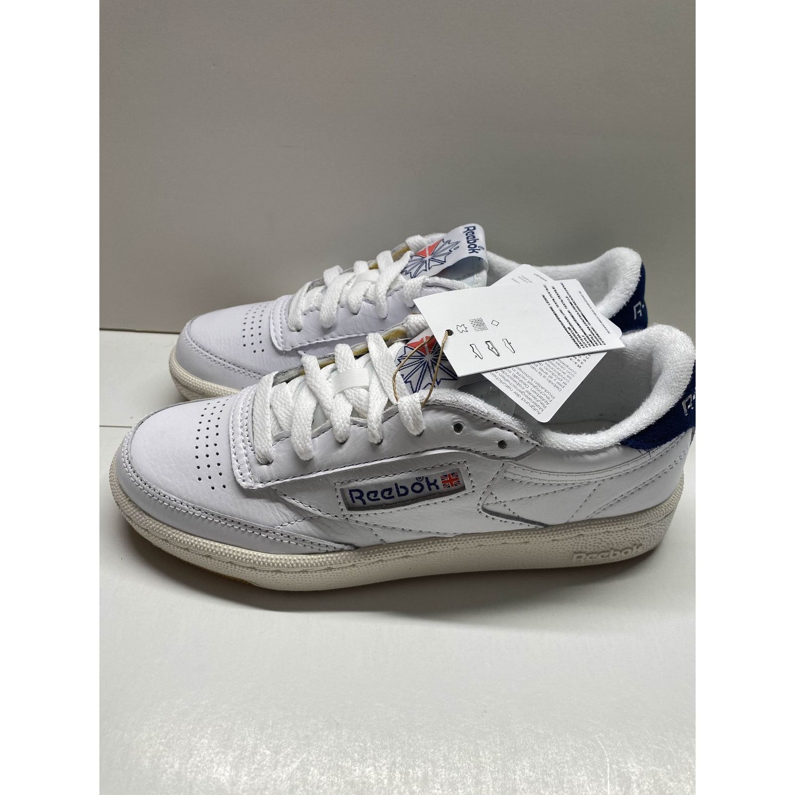 Reebok Reebok Club C 85 Vintage Women's 5.5W White/Blue/Chalk Size US 5.5 / IT 35.5 - 3 Thumbnail