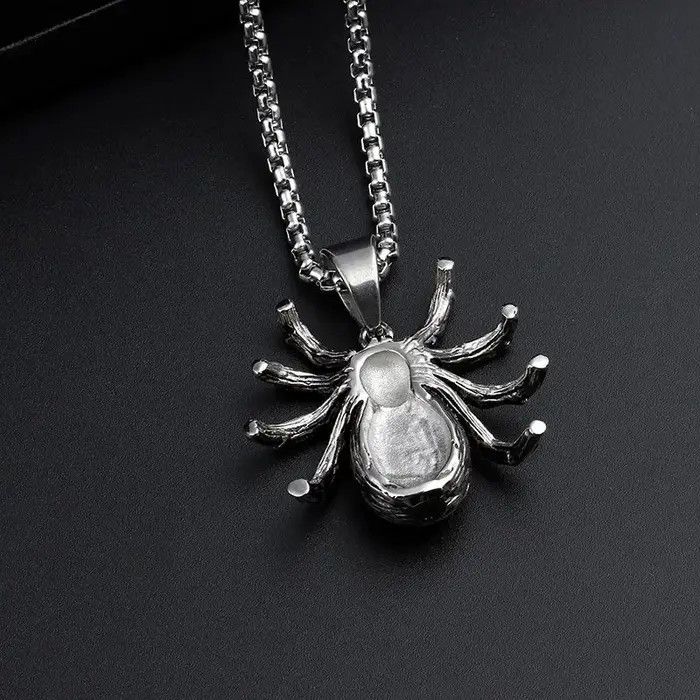 Jewelry × Vintage Red Stone Spider Pendant Necklace Size ONE SIZE - 4 Thumbnail