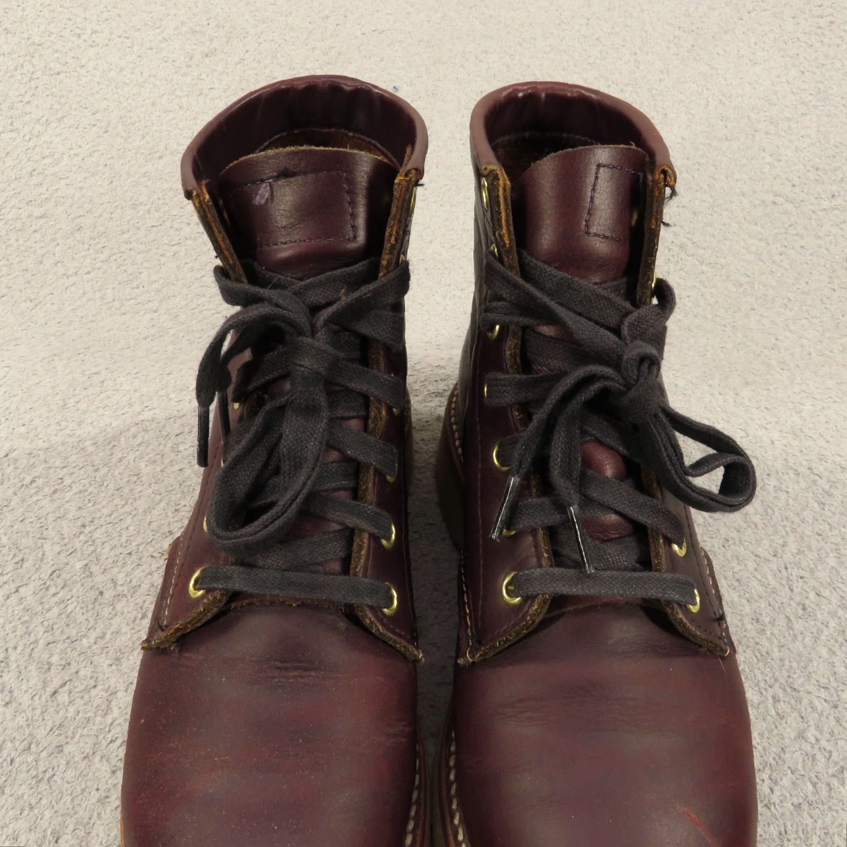Chippewa Chippewa Boots Womens 9 6" Lace Up Service Oxblood Leather Vintage Made in USA Casual Combat Ankle Boots Mens? No gender. Size US 9 / IT 39 - 4 Thumbnail