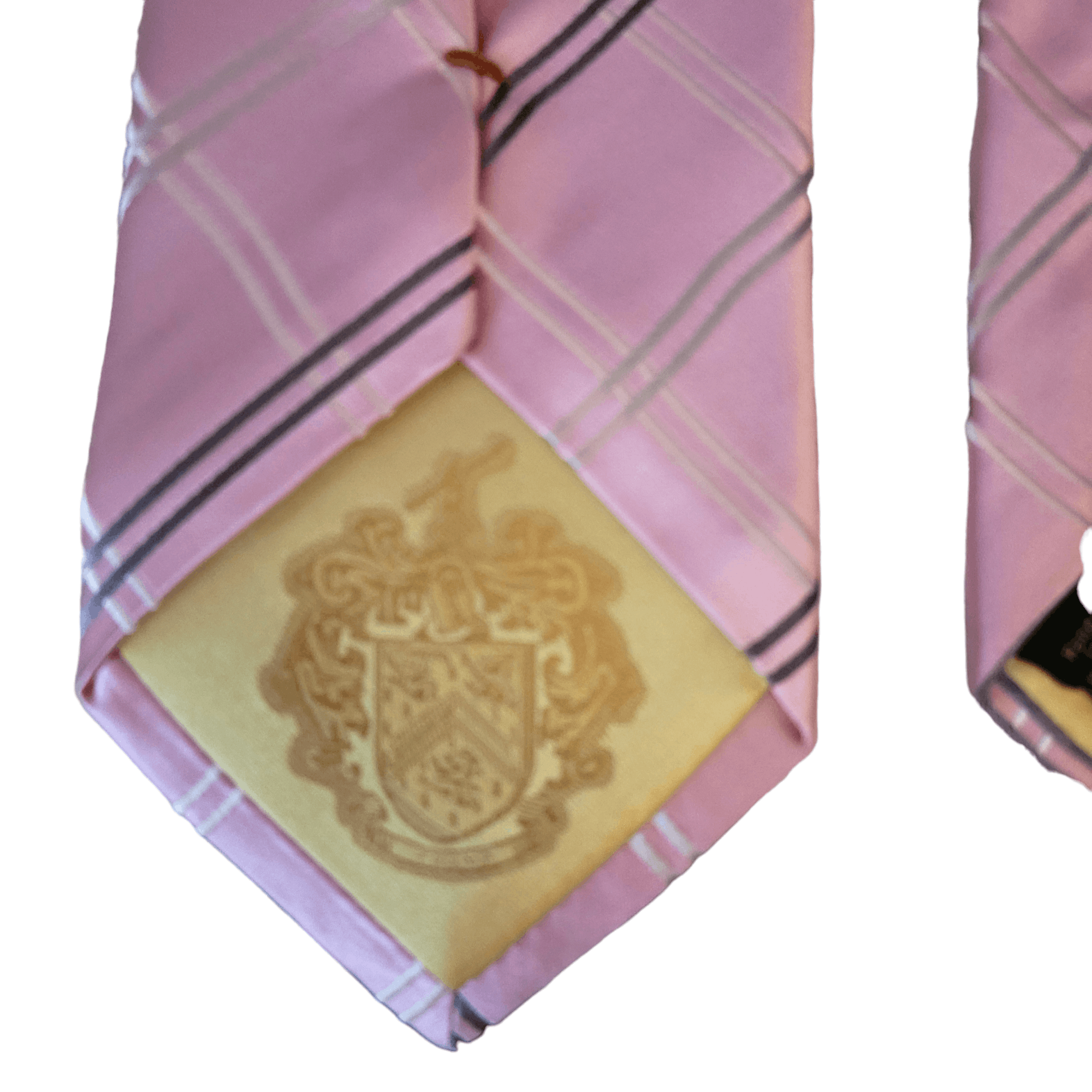 Donald Trump Donald J. Trump Signature Collection Silk Pink Striped tie Size ONE SIZE - 3 Thumbnail
