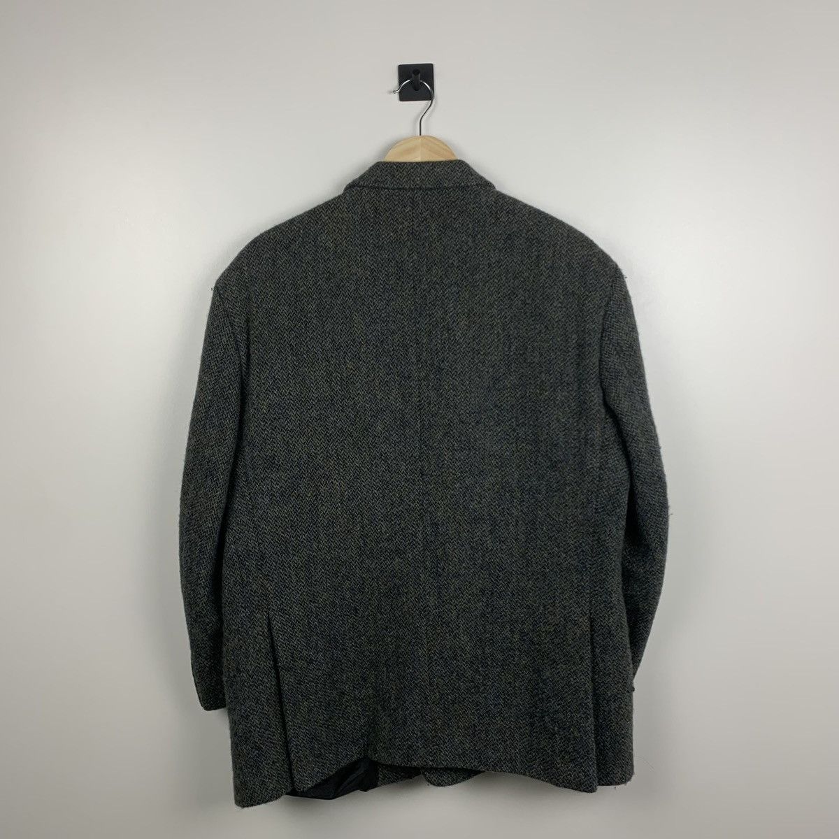 Harris Tweed Harris Tweed Herringbone Wool Blazer Jacket Size 42 Short Size 42S - 7 Thumbnail