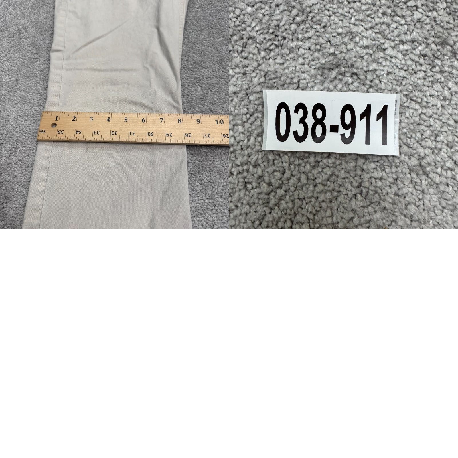 Bonobos Bonobos Slim Fit Straight Leg Chino Pants Mens 31x34 Beige Cotton Flannel Lined Size US 31 - 11 Thumbnail