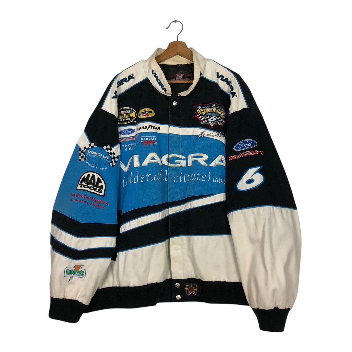Jeff Hamilton 🔥JEFF HAMILTON OG MARK MARTIN’S VIAGRA KNICKS JACKET Size US XXL / EU 58 / 5 - 11 Thumbnail