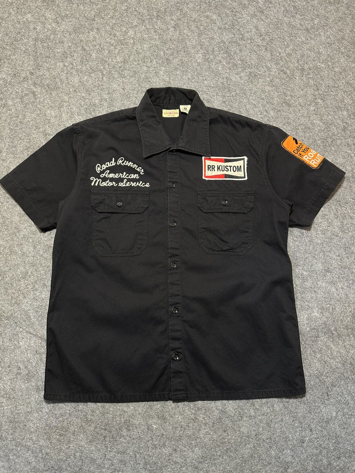 Sugar Cane Sugar Cane Road Runner short-sleeve work shirt. Size US M / EU 48-50 / 2 - 5 Thumbnail