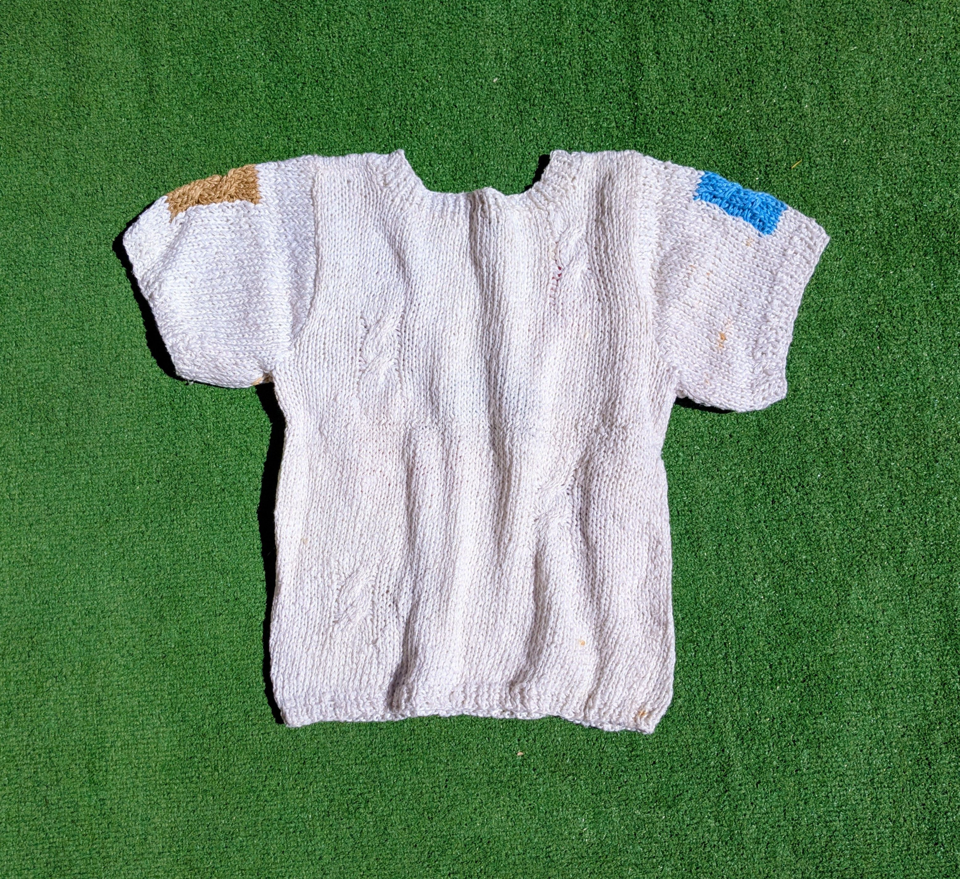 Other 1980s The Eagle's Eye Petite Knit Geometric Shapes Sweater Size S / US 4 / IT 40 - 6 Thumbnail