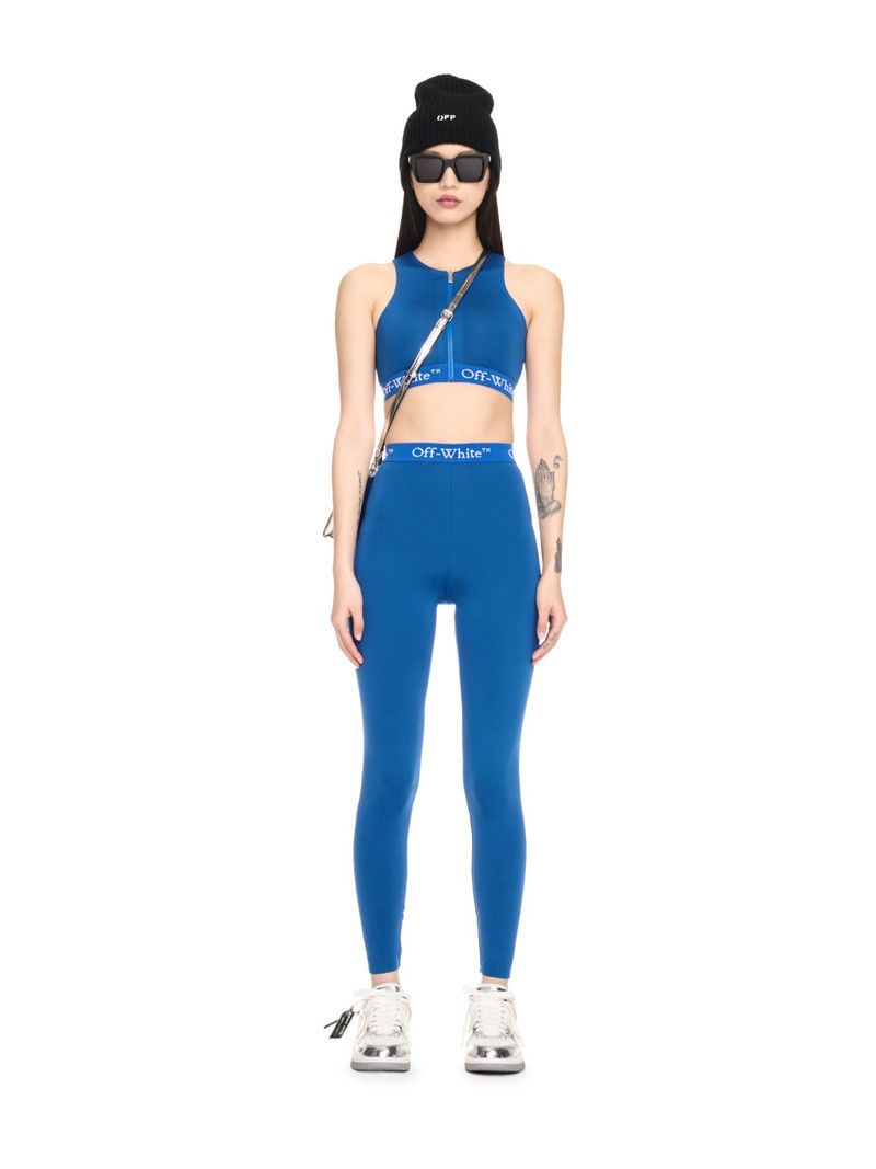 Off-White o1y1225 Logo Crop Top in Bright Blue Size XS / US 0-2 / IT 36-38 - 5 Thumbnail