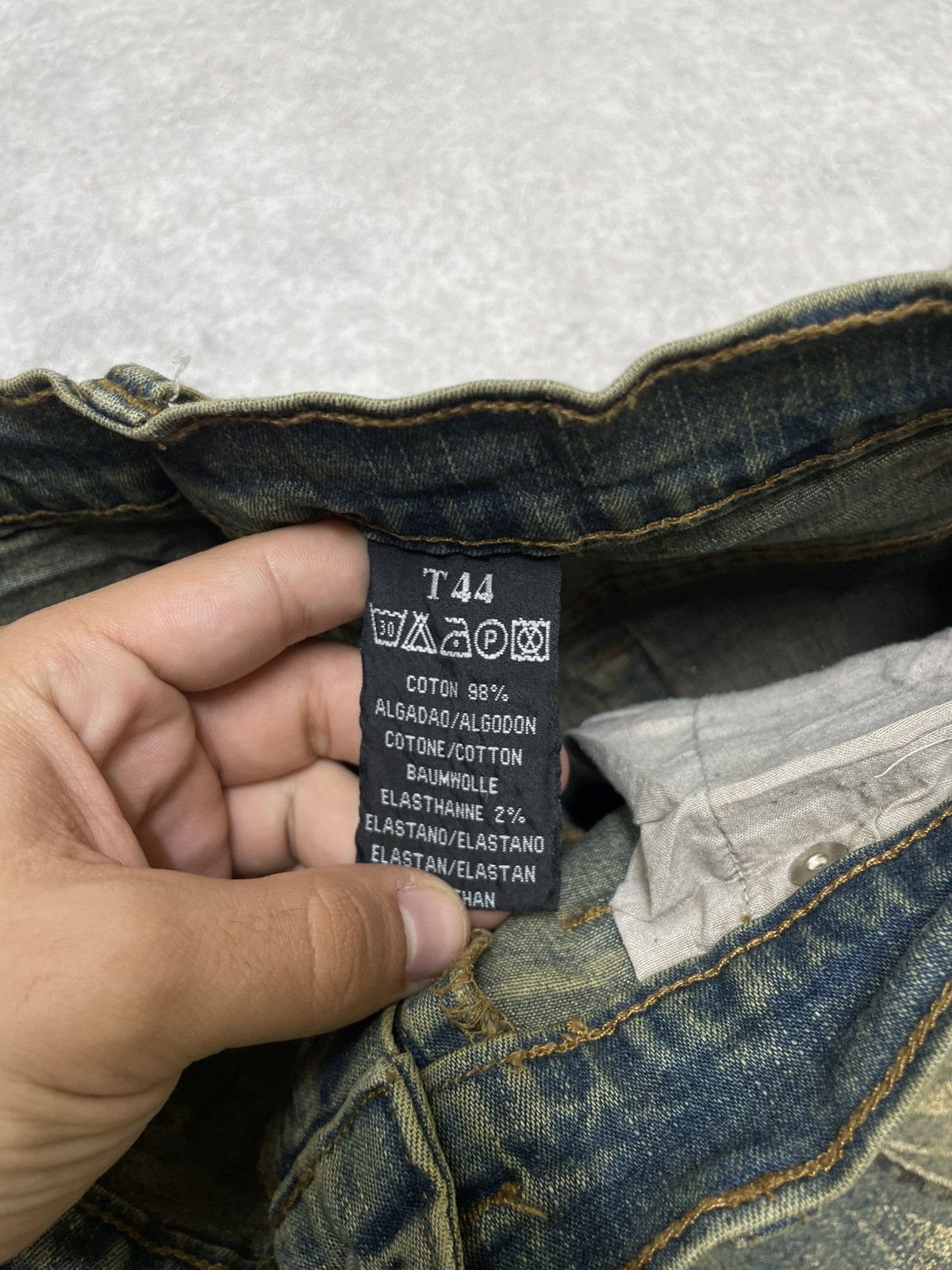 Affliction × If Six Was Nine × Le Grande Bleu (L.G.B.) Flare Ifsixwasnine Vibe Jeans LGB Cut Washed Rockstar Size US 31 - 12 Thumbnail