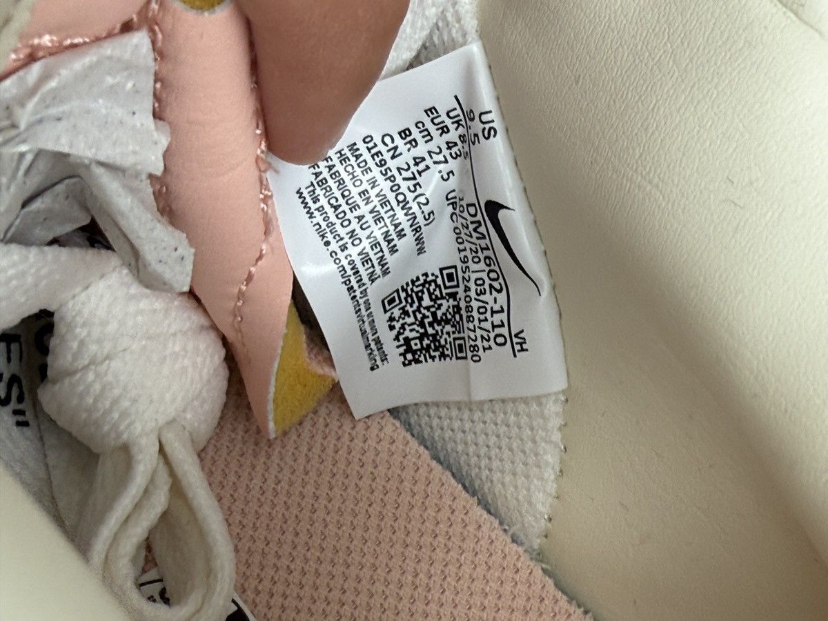 Nike × Off-White Off White Nike Lot 6/50 Dunks Size US 9.5 / EU 42-43 - 6 Thumbnail