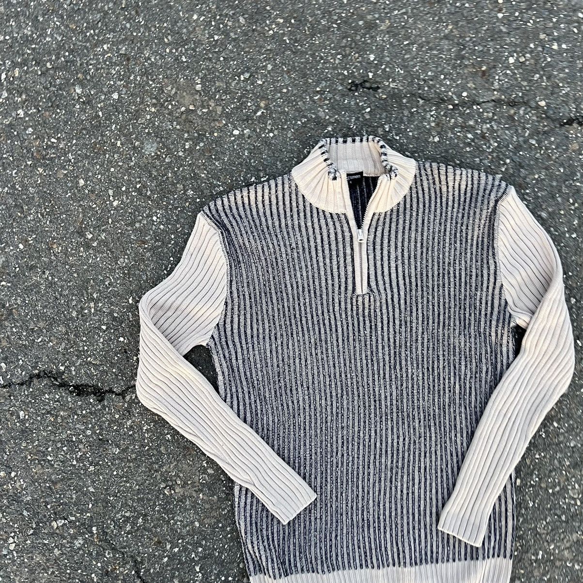 If Six Was Nine × Le Grande Bleu (L.G.B.) 🔥00’s Opium Diesel Turtle Neck Rib Knit Zip Nylon Sweater Size US L / EU 52-54 / 3 - 3 Thumbnail