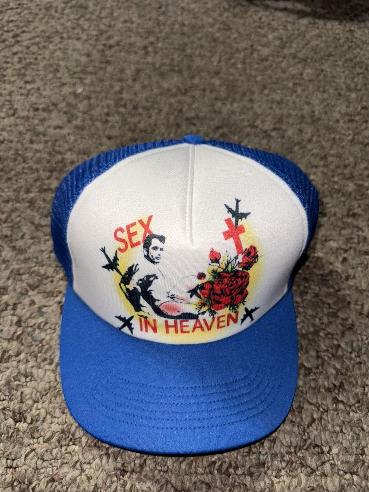 Supreme Supreme Sex In Heaven Mesh Back 5-Panel Trucker Hat