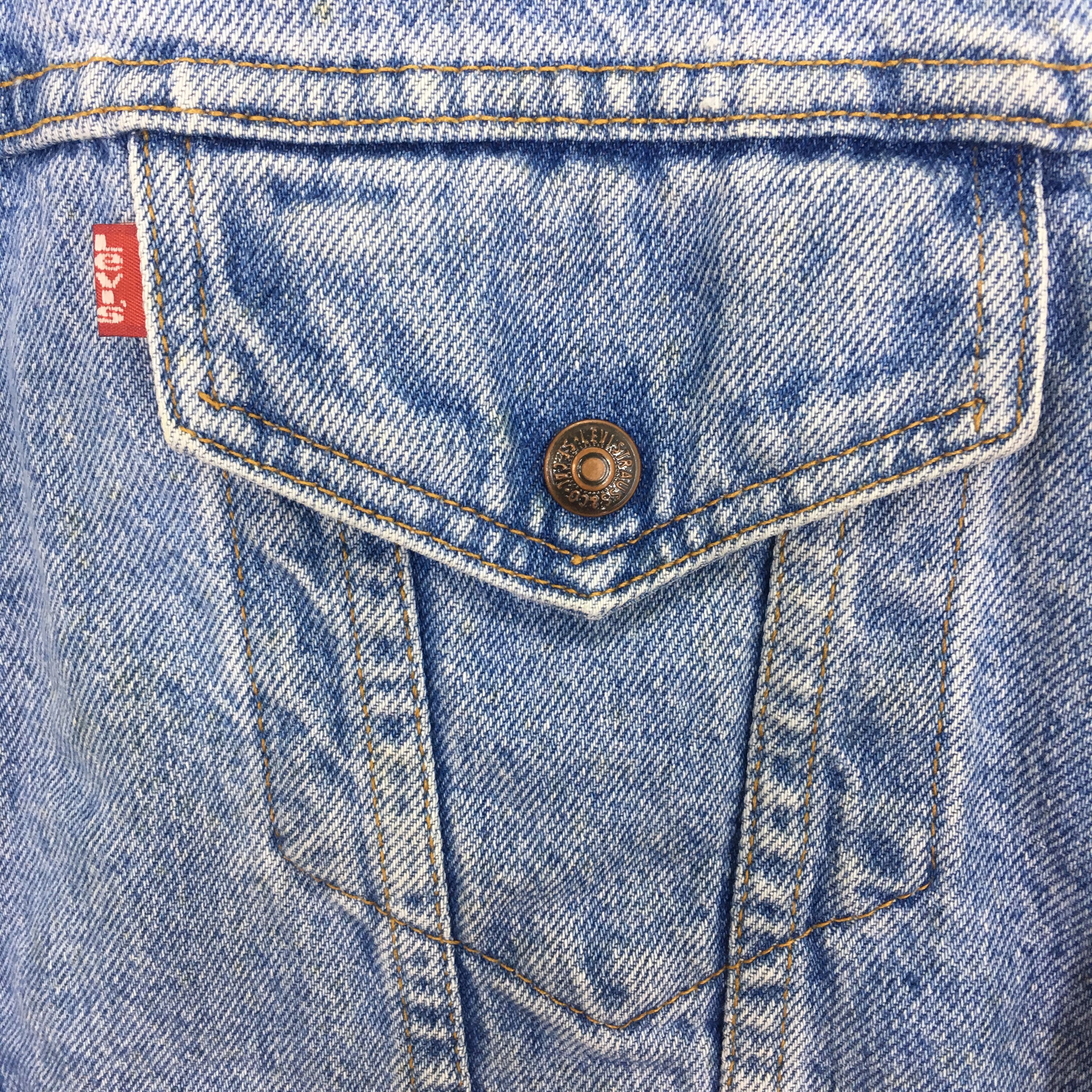 Levi's Vintage 90s Levi's Denim Jacket Jeans Trucker Sherpa Size US M / EU 48-50 / 2 - 7 Thumbnail
