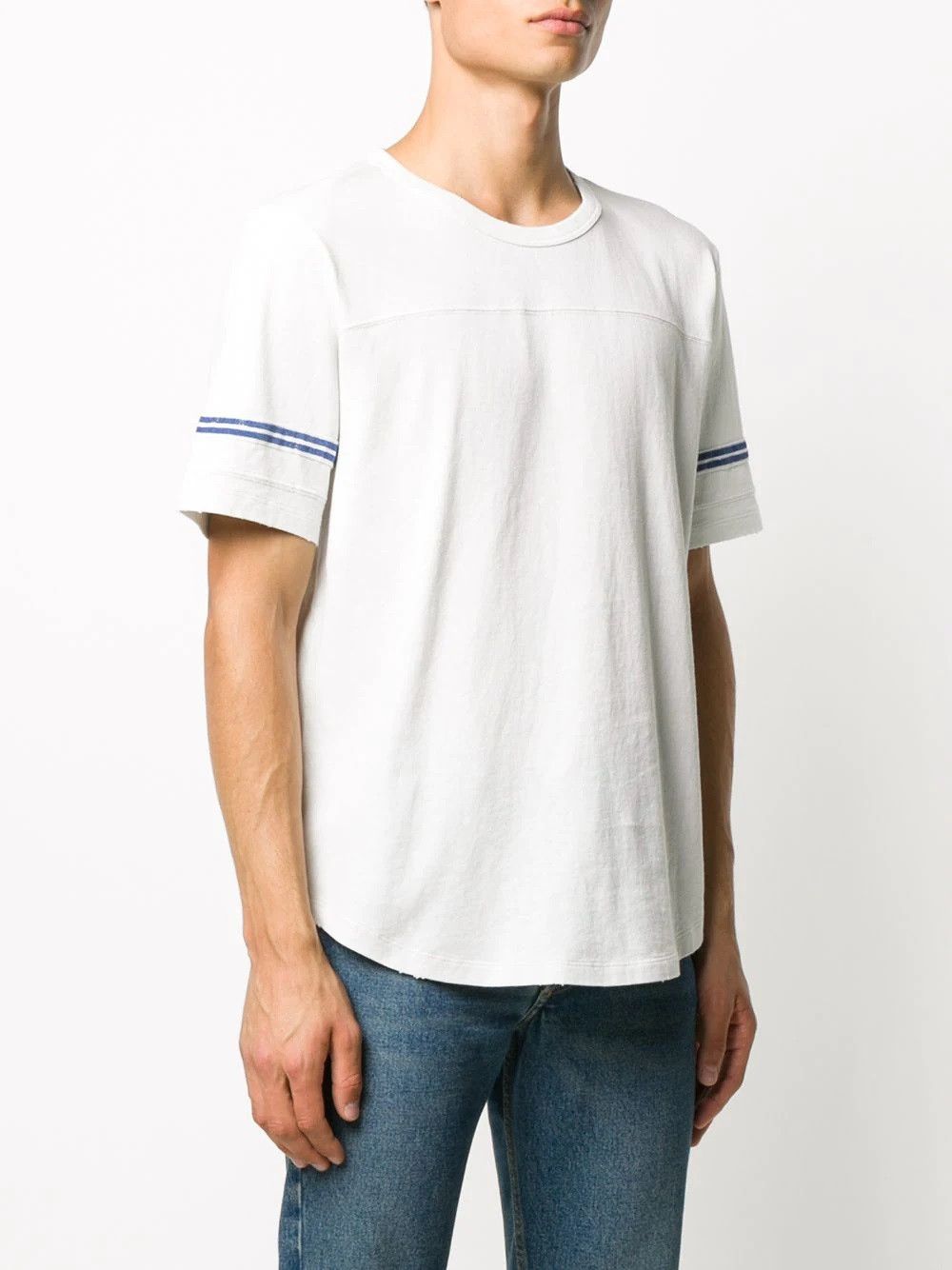 Saint Laurent Paris Saint Laurent 50s Signature Print Destroyed T-shirt Size US S / EU 44-46 / 1 - 13 Thumbnail