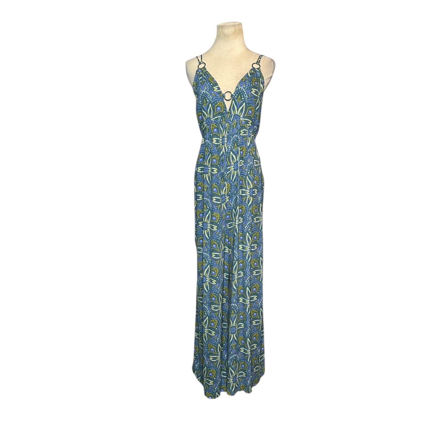 Free People Free People Hard Days Floral Sleeveless Jumpsuit Small Size 27" / US 4 / IT 40 - 10 Thumbnail