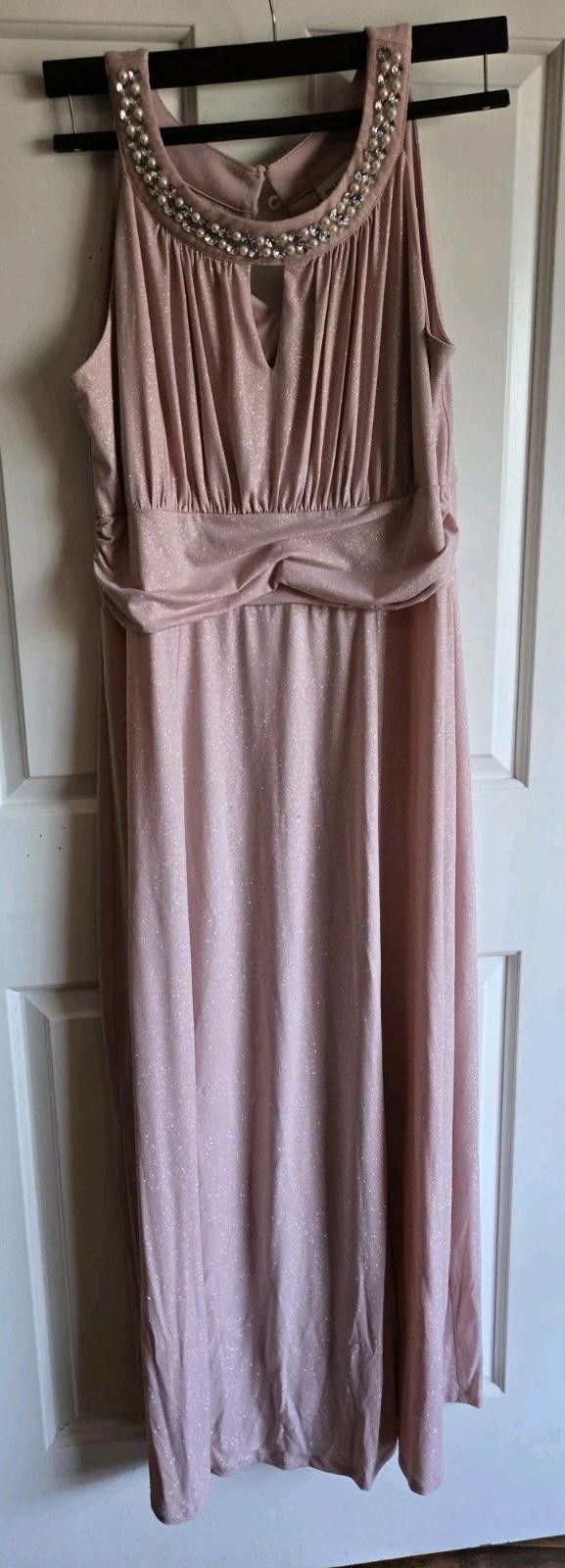 Other En Focus Blush Pink Sparkly Shimmer Formal Prom Easter Maxi Size XL / US 12-14 / IT 48-50 - 2 Thumbnail