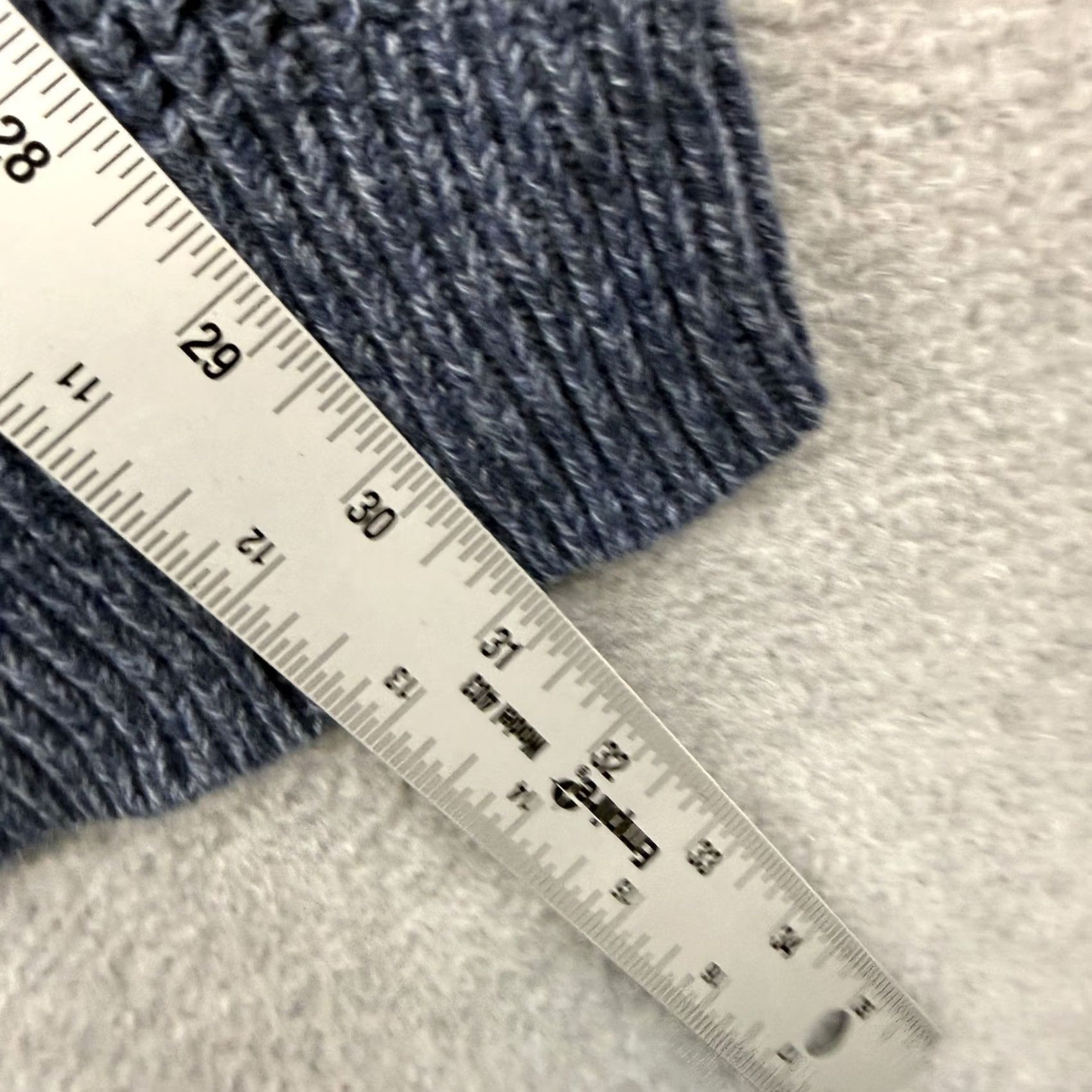 Vintage L.L.Bean Sweater Mens XLT Blue Quarter Zip Mock Neck Waffle Knit Organic Cotton Size US XL / EU 56 / 4 - 5 Thumbnail