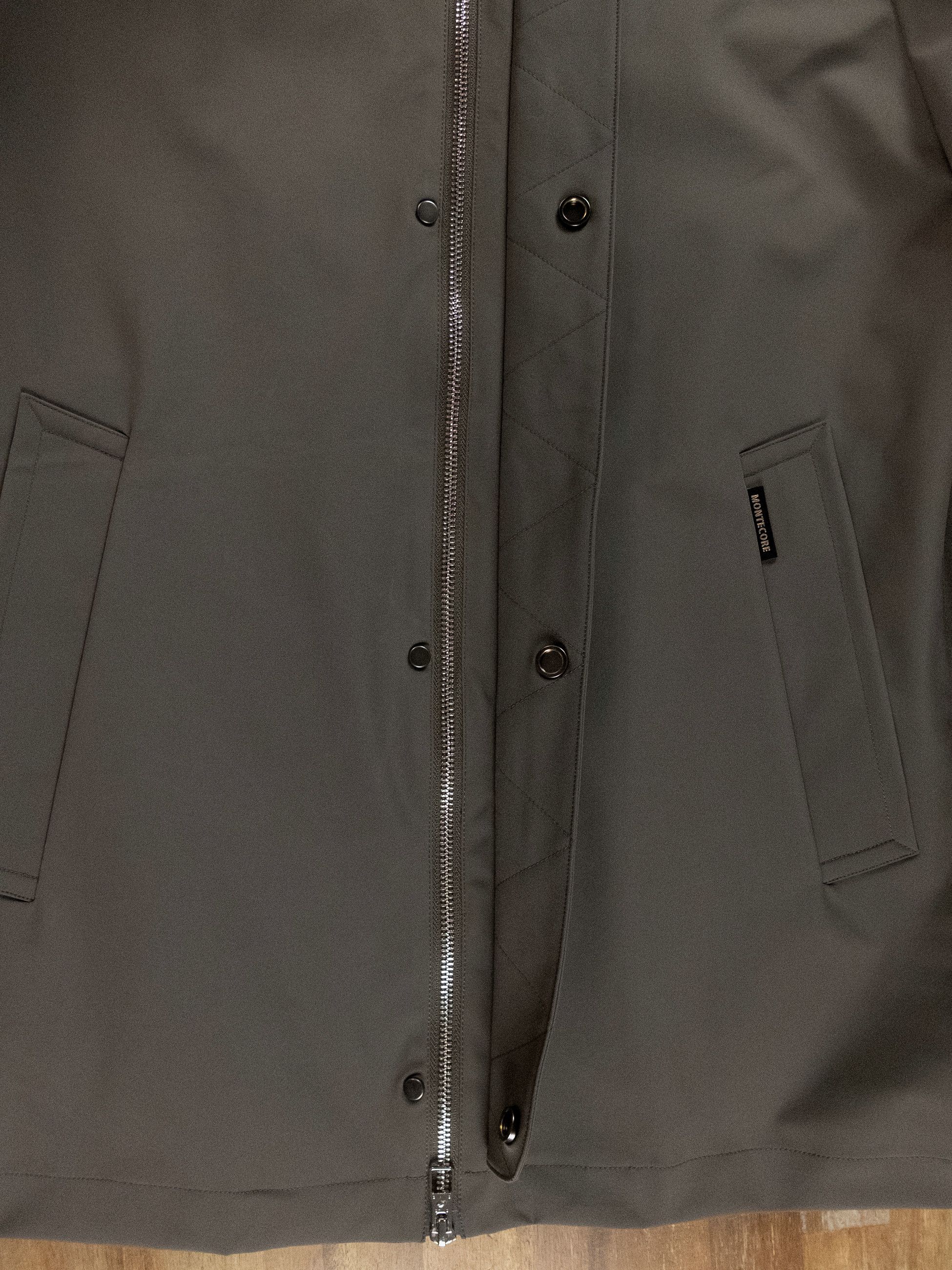 Montecore MONTECORE Italy khaki green nylon coat jacket XXL Size US XXL / EU 58 / 5 - 8 Thumbnail