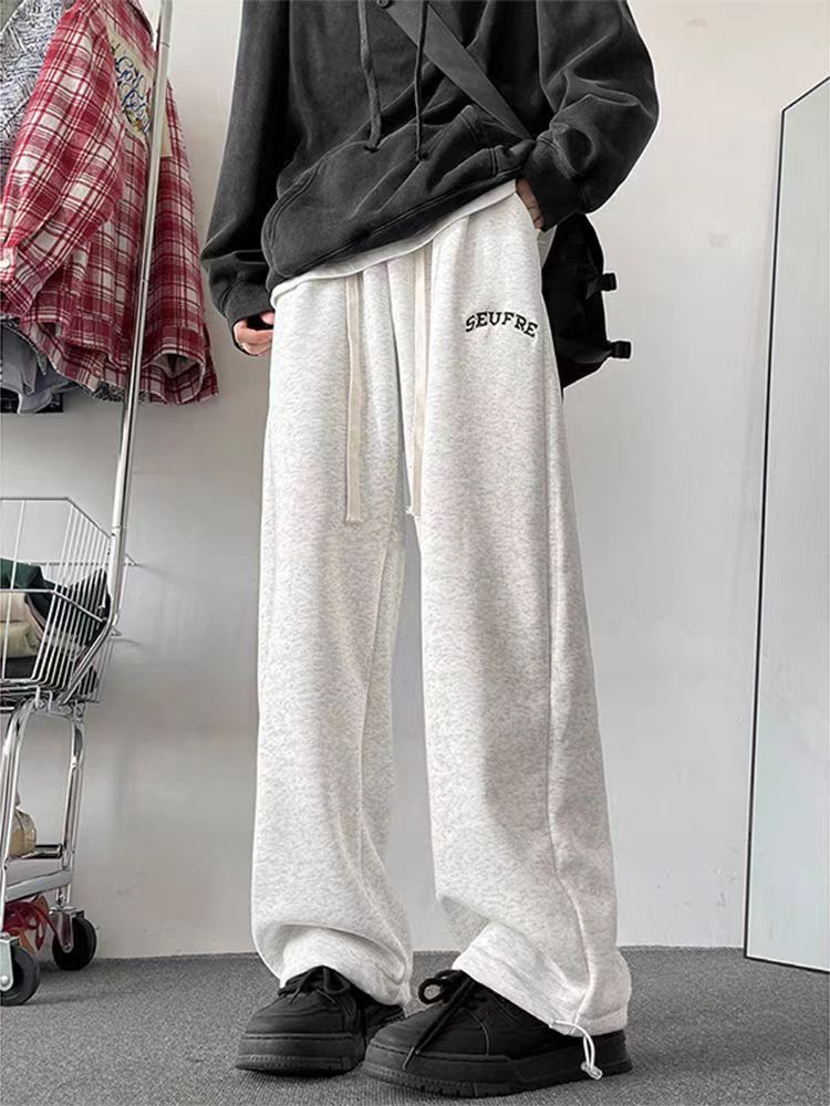 image of Vintage Niche High Street Casual Pants in White, Men's (Size 32)