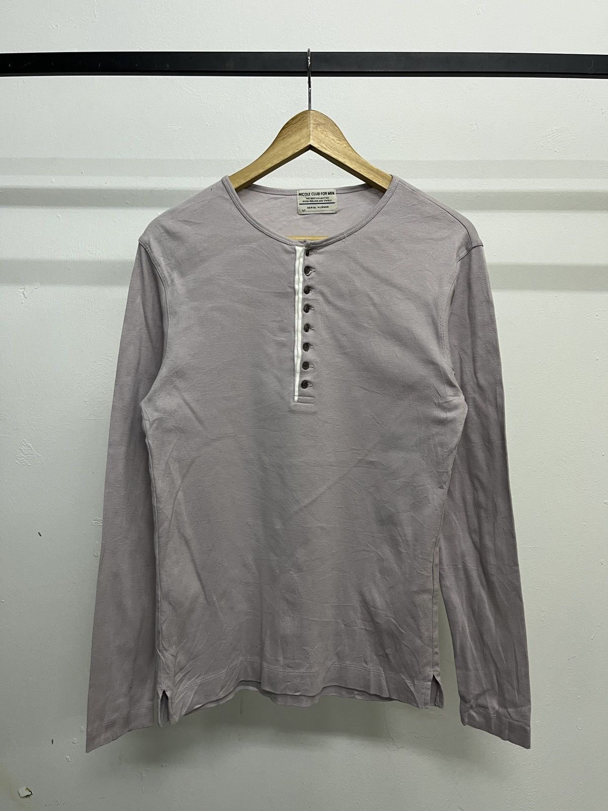 Tornado Mart Archived NCFM Nicole Henley Long Sleeve Japanese Size US S / EU 44-46 / 1 - 1 Thumbnail