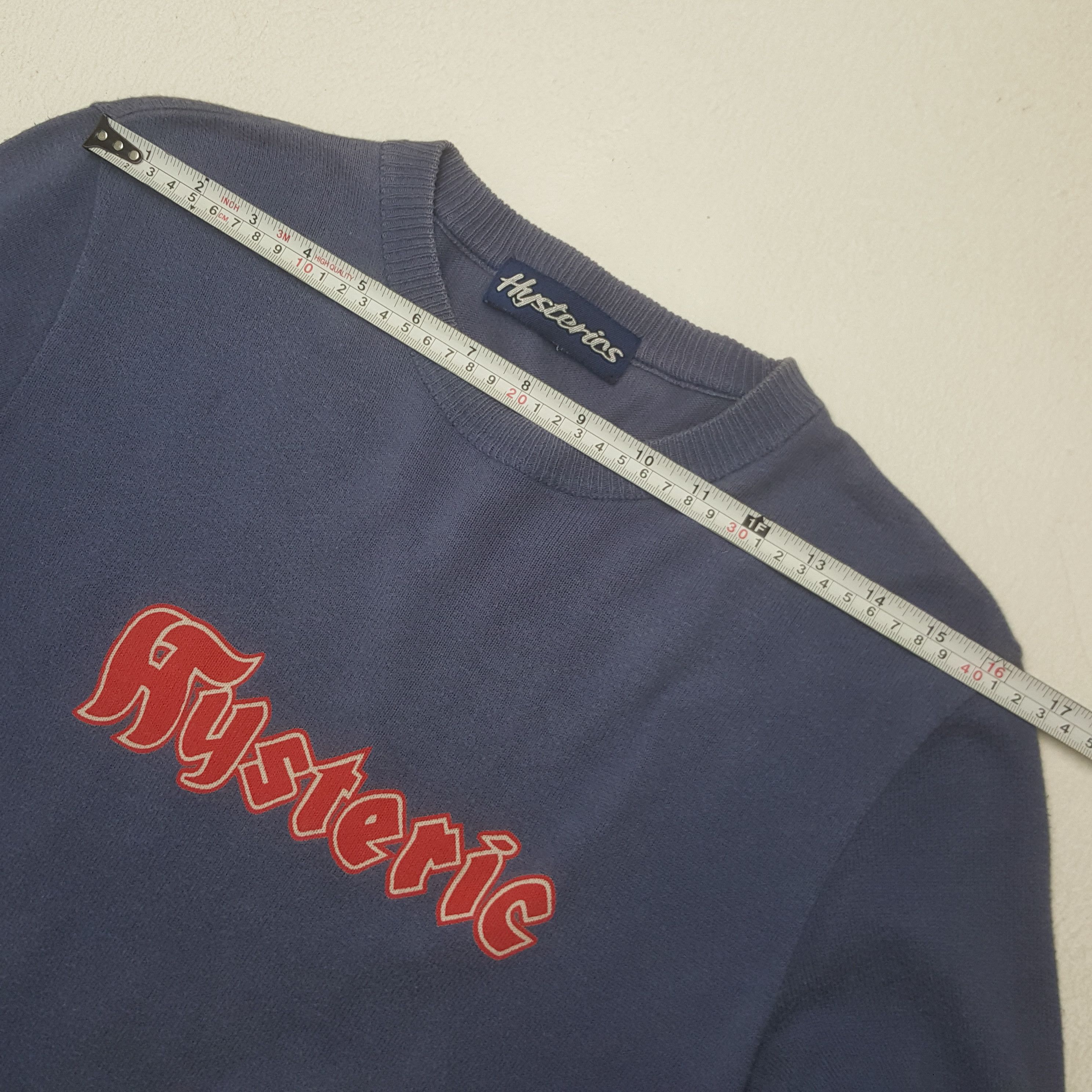 Hysteric Glamour × Vintage Hysteric Glamour Spell Out X Custom Big Logo Sweatshirt Size US S / EU 44-46 / 1 - 6 Thumbnail
