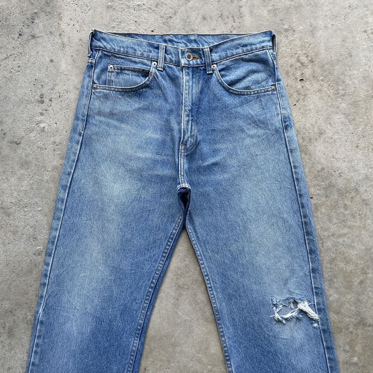 Levi's Vintage Clothing Vintage Levi’s Black Tag Distressed Faded Jeans Denim Pants Size US 30 / EU 46 - 3 Thumbnail