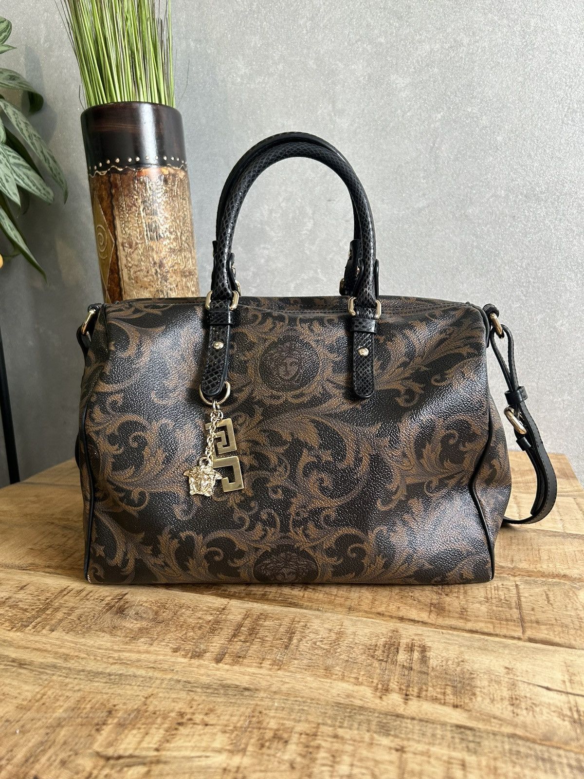 image of Versace Bag in Brown, Women's