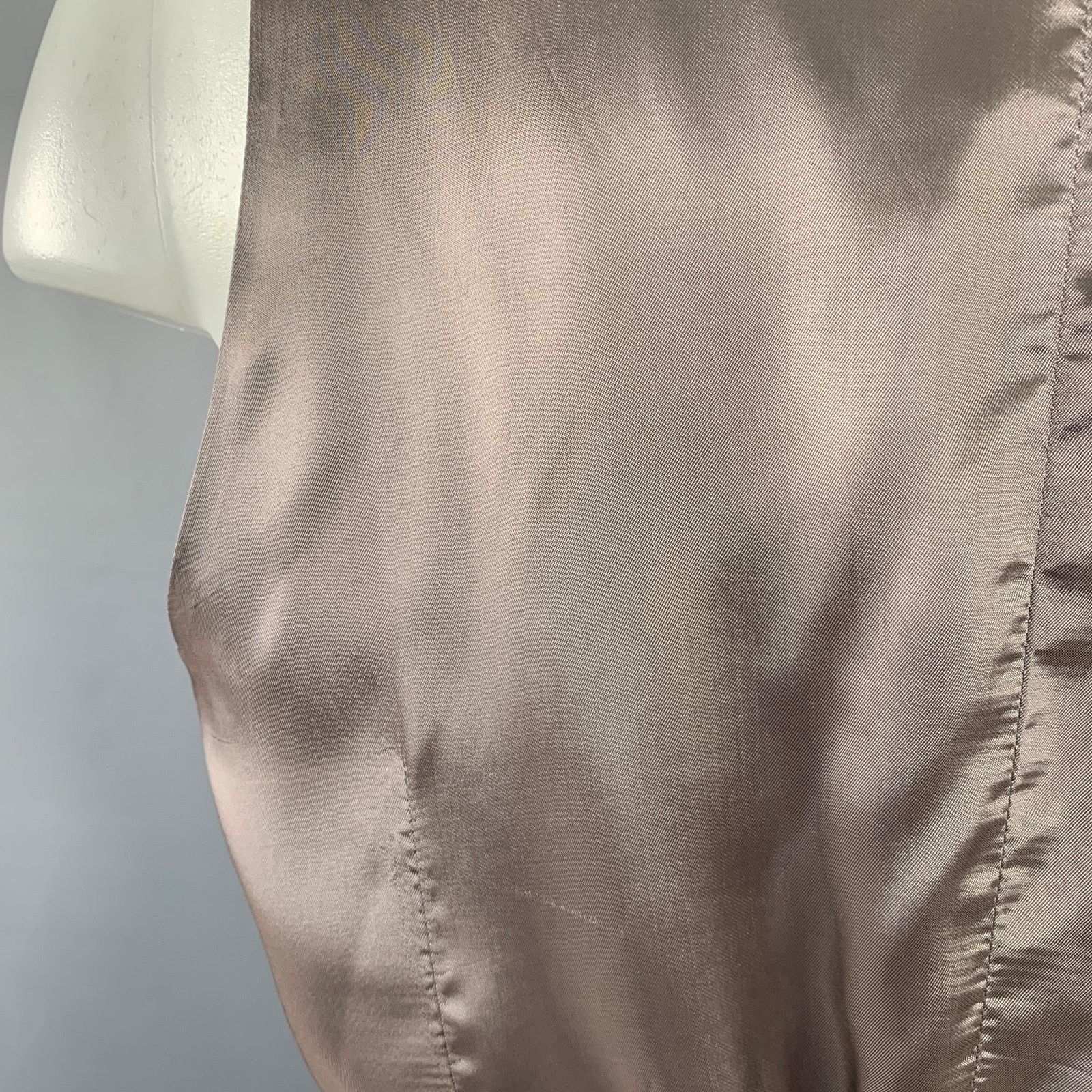 Maison Margiela MAISON MARTIN MARGIELA Heather Grey Taupe V-Neck Formal Vest Size 40R - 5 Thumbnail